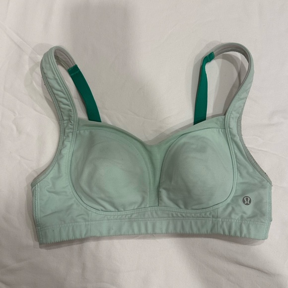 Mint Lululemon Ta-Ta Tamer High Support Bra 34C - Picture 2 of 9